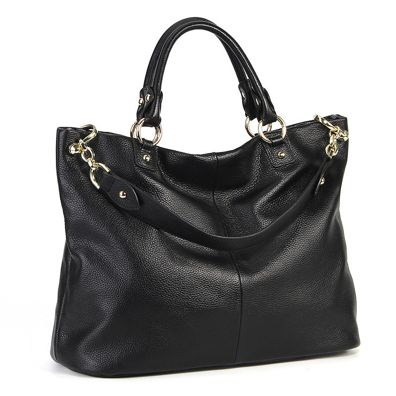 Cow Leather Women Tote Bag Hanbag Shoulder Bag