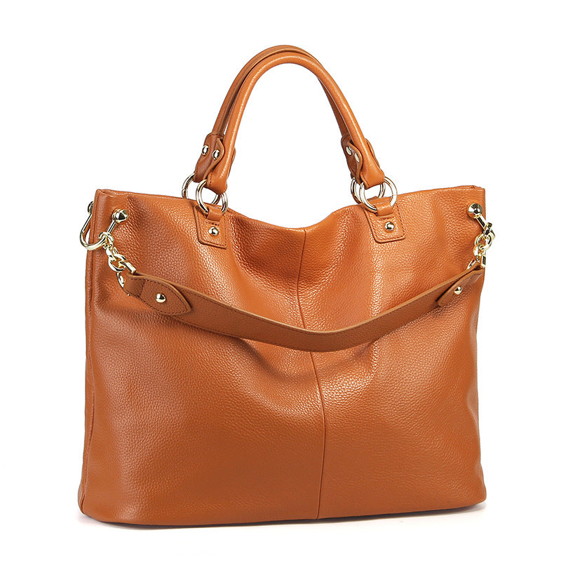 Cow Leather Women Tote Bag Hanbag Shoulder Bag