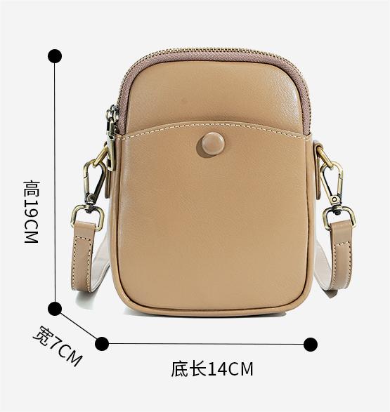 Cow Leather Women Phone Bag Shoulder Bag Crossbody Bag